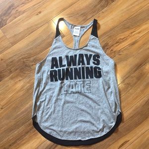 Victoria’s Secret pink racer back tank XS